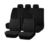 AFGJHYT Coprisedili Auto Completi per Ford Taurus 1986-2019 2016 2017 2018, Coprisedili Universali Antiscivolo in Tessuto Resistente, Compatibili Airbag, Protezione Sedili Auto,A Black