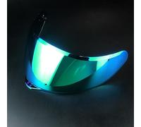 AFGJHYT Visiera Casco Moto per AGV K1 K1S K5 K5S K3SV, Visiera con Protezione UV, Visiera di Ricambio AntiGraffio e Antiappannamento, Bloccaggio di Sicurezza Rapido,K Electroplating Green