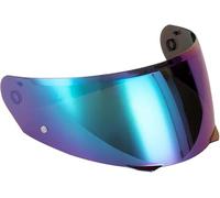 AFGJHYT Visiera Casco Moto per HJC-33 i90, Visiera con Protezione UV, Visiera di Ricambio AntiGraffio e Antiappannamento, Bloccaggio di Sicurezza Rapido,A Colorful Green