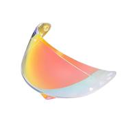 AFGJHYT Visiera Casco Moto per HJC C10 HJ-34P, Visiera con Protezione UV, Visiera di Ricambio AntiGraffio e Antiappannamento, Bloccaggio di Sicurezza Rapido,G Revo Clear Red