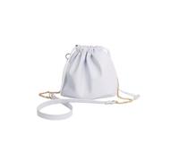 AFGRAPHIC Borsa a tracolla leggera in PU con tracolla per fotocamera Fujifilm Instax Square SQ40, bianco, Sacchetto con coulisse
