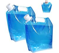 afhgdjr Tanica per acqua pieghevole, 3 pezzi, tanica per acqua pieghevole, 10 lV, a prova di perdite, da campeggio, per il congelatore, per esterni, per sport, escursioni, picnic
