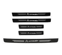 AFHGZZB 5Pezzi Battitacco Auto Protezione, per Citroen C3 Aircross C4 Aircross C5 Aircross C5 Aircross S Fibra di Carbonio Battitacco Resistente all'usuraAntiscivolo AntiGraffio