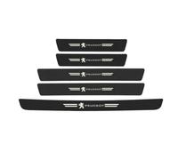 AFHGZZB 5Pezzi Battitacco Auto Protezione, per Peugeot 2008 e-2008 GT Line 2020-2024 Fibra di Carbonio Battitacco Resistente all'usuraAntiscivolo AntiGraffio