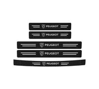 AFHGZZB Battitacco Auto Protezione, per Peugeot Partner 2019-2023 Fibra di Carbonio Battitacco Resistente all'usuraAntiscivolo AntiGraffio