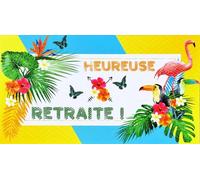 afie 69 - 4219 carte partenza pensione paillettes Fenicottero Rosa Toucan Fiore Hibiscus floreale tropicale esotico Foglio Palma tendenza moda uccello farfalla