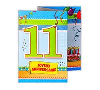 afie 882112 scheda 3 parti Buon Compleanno 11 anni