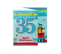 afie 882130 scheda 3 parti Buon Compleanno 35 anni