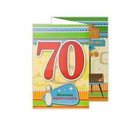 afie 882141 a carte 3 parti Buon Compleanno 70 anni