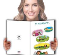 Afie GLMX-2035 MAXI - Biglietto di auguri formato A4, con busta