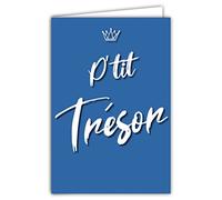 Afie P'tit Trésor - Biglietto di carta con busta, 12 x 17,5 cm, 300 g, prodotto in Francia 69-8019