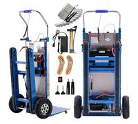 Afitdon Diavolo elettrico da 1250 W - con capacità di carico di 408 kg - per scale e discese - con corda di sicurezza e pompa ad aria - per il trasporto di mobili