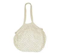 AfitLulu Borsa da spiaggia XXL, per la famiglia, in cotone, grande shopper da donna, con 5 kg, borsa per la spesa, borsa in rete, pieghevole, per lo shopping, la spiaggia, i viaggi, beige., 25cm x