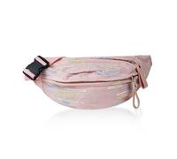 AfitLulu Marsupio da donna alla moda, 2 tasche con cerniera, casual ricamo, borsa da donna con cinghie in vita regolabili per jogging, sport, escursionismo, corsa, Colore: rosa., Alla moda
