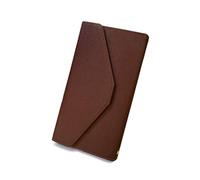 AfitLulu Portafoglio per passaporto con blocco RFID, a forma di busta, in pelle PU, grande portafoglio per passaporto, carte, contanti, documenti, portafoglio da viaggio con blocco RFID, ottimo regalo