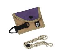 AfitLulu Undercover Portafoglio e tasca sul petto con tracolla regolabile per uomini e donne, protezione RFID, borsa da viaggio con chiusura lampo e bottone automatico, Lilla, 12.5*9.8*0.6cm, Moderno