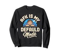 AFK Default Mode Calm Gamer Pixel Design Felpa