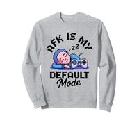 AFK Default Mode Calm Gamer Pixel Design Felpa