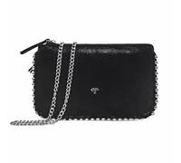 AFKOMST Piccola pochette e Wristlet Wallet da donna formale borsa da sera con tracolla a tracolla, Nero