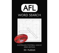 AFL Word Search for Kids & Adults: Puzzles and Word Searches with Easy to Read Print about everything AFL, Aussie Rules, Football and more | 6x9 ... Birthday, Vacations, Holidays and Free Times