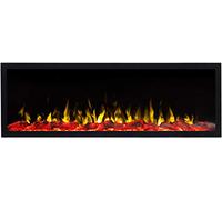 AFLAMO PRIDE S- Caminetto elettrico da parete, senza funzione di riscaldamento, profondo solo 12,8 cm. (115x42x12,8)