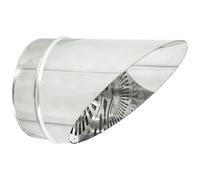 AFLEX - Fumaiolo Da 120mm Tipo A Becco Inox Aisi 304 Base Tonda Innesto M Maschio