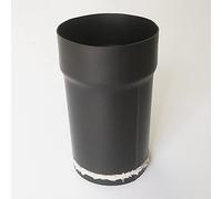 Aflex raccordo per stufa a legna - camino manicotto tronchetto MF telescopico (120mm)