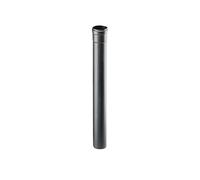 AFLEX Tubo Nero Per Stufa A Legna Tubo In Lamiera Di Acciaio Resistente Spessore 2 Mm Canna Fumaria (120X1000 mm)