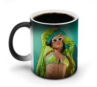 AFLJNYNN Ariana Cat Girl Grande - Tazza reattiva al calore, con messaggio d'amore