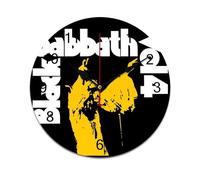 AFLJNYNN Black sabbath Orologio da parete in PVC silenzioso con stile minimalista senza cornice, che combina durata e design elegante per camere da letto, sale da pranzo o uffici.