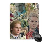 AFLJNYNN Edward Cullen Tappetino per mouse per studio stabile Giocatori portatili igienici per lavoro quotidiano Pad antiscivolo Notebook