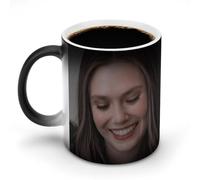AFLJNYNN Elizabeth Olsen Tazza in ceramica colorata per la gioia del mattino
