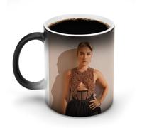 AFLJNYNN Florence Pugh - Tazza con stampa invisibile che diventa visibile con il calore