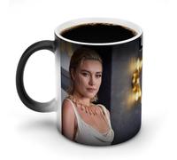 AFLJNYNN Florence Pugh - Tazza da tè che cambia l'umore con rivelazione della temperatura