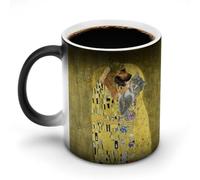 AFLJNYNN Gustav klimts - Tazza con scritta "The Kiss Morning Routine", motivo tazza trasformabile