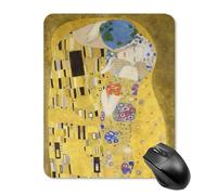 AFLJNYNN Gustav klimts the kiss Comodo tappetino per mouse da gioco con rivestimento di base per il mouse, superficie di gioco