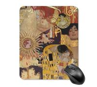 AFLJNYNN Gustav klimts the kiss Leggero Comodo Liscio Prestazioni Moderno Uso Superficie Efficiente Mouse Pad Desktop Minimalista