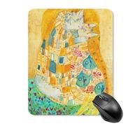 AFLJNYNN Gustav klimts the kiss Precision Console Studio Mouse Pad Play Computer Tappetino Antiscivolo Moderno Impermeabile Durevole