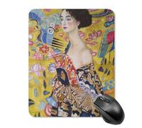 AFLJNYNN Gustav klimts the kiss Simple Study Efficient Rubber Mouse Pad Grip Surface Mouse impermeabile sottile pratico