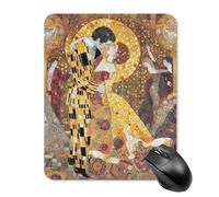 AFLJNYNN Gustav klimts The Kiss Tappetino per mouse digitale, tappetino da ufficio, base ultra sottile, pratico ed ergonomico