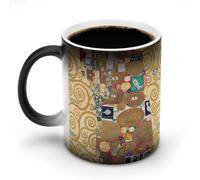 AFLJNYNN Gustav klimts The Kiss Tazza magica colorata con funzione rivelatrice per amici