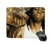 AFLJNYNN Lil Wayne - Tappetino per mouse antiscivolo, leggero, ergonomico, morbido, sicuro, sottile, minimalista, confortevole