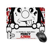 AFLJNYNN Lil Wayne - Tappetino per mouse con rivestimento liscio, antiscivolo, per studiare i giocatori professionali