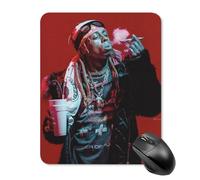 AFLJNYNN Lil Wayne - Tappetino per mouse decorativo per scrivania, confortevole, ultra sottile, per la casa, minimalista, affidabile per tutti i giorni
