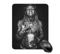 AFLJNYNN Lil Wayne - Tappetino protettivo per mouse, flessibile, ultra sottile, affidabile, antiscivolo, per la scuola