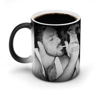 AFLJNYNN Michele Morrone - Tazza magica reattiva al calore, design personalizzato per pause caffè