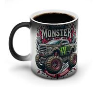 AFLJNYNN Mons-TER Truck - Tazza da tè che cambia l'umore con rivelazione della temperatura