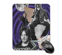 AFLJNYNN Norman Reedus Tappetino per mouse da studio per giocatori stabili Portatile Igienico Lavoro quotidiano Pad Antiscivolo Notebook