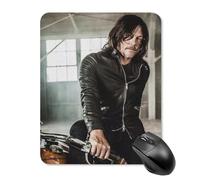 AFLJNYNN Norman Reedus - Tappetino per mouse decorativo, resistente, compatto, base per mouse con texture sicura