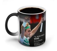 AFLJNYNN Roger Federer Mood Heat Color Tazza per Office Inspiration